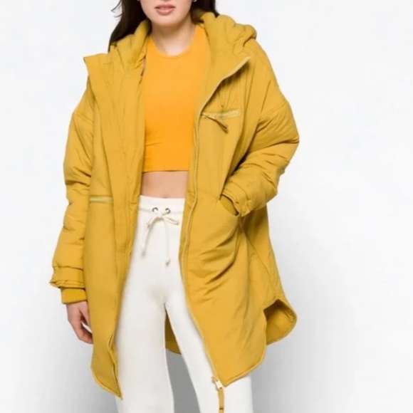 Free People Jackets & Blazers - Free People Survival Mode Puffer in Desert Grass